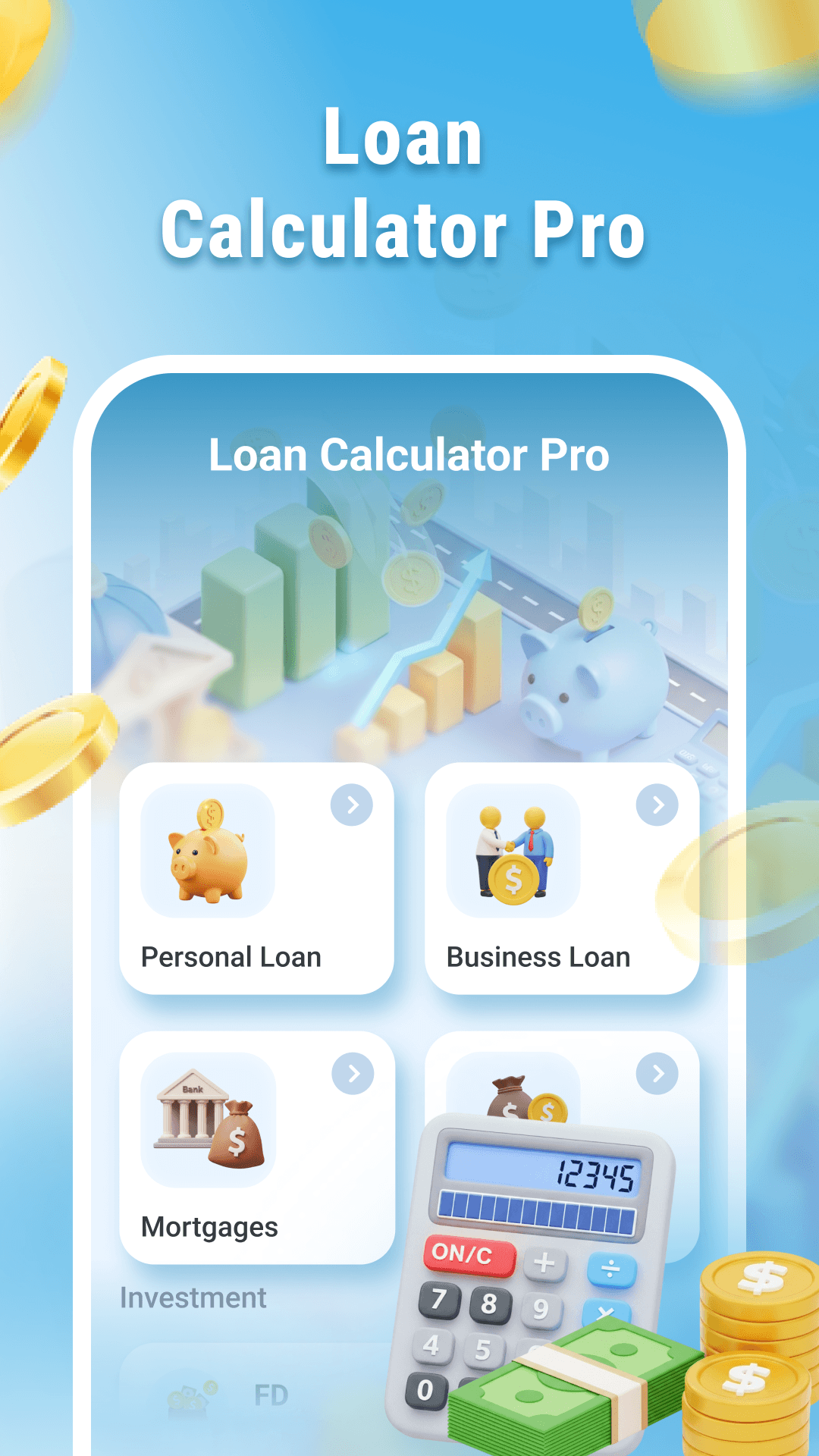 Loan Calculator Pro home screen